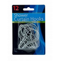 Metal Shower Curtain Hooks Set